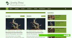 Desktop Screenshot of growingbonsai.net